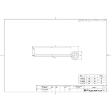 画像をギャラリービューアに読み込む, ダイドーハント ロープ止め 丸型 (100本入) 6X100 (ユニクロ) 44376 DAIDOHANT