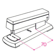 โหลดรูปภาพลงในโปรแกรมดูแกลเลอรี Zenith เครื่องเย็บกระดาษตั้งโต๊ะ 500 สีดำ 205001069 ZENITH
