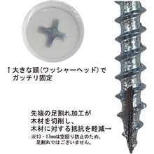 画像をギャラリービューアに読み込む, ダイドーハント SHC 木工用造作ビス おさえ上手 白 4.2x17 (110本入) 10176829 DAIDOHANT