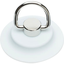 โหลดรูปภาพลงในโปรแกรมดูแกลเลอรี Magever แม่เหล็กปลอดสนิม แม่เหล็กซิลิโคนพร้อมฟังก์ชั่นตัวดูด Magplus + NCP-45R สีขาว พร้อมตะขอวงแหวนรูปตัว D 1-3444PLUS-DW MAGEVER