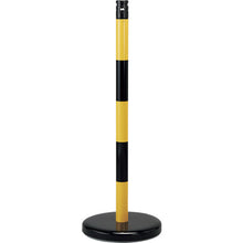 画像をギャラリービューアに読み込む, 緑十字 2WAYスタンド(チェーンスタンド) RCS−1TR 高さ960mm 黄/黒 141131 GREEN CROSS