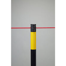 画像をギャラリービューアに読み込む, 緑十字 2WAYスタンド(チェーンスタンド) RCS−1TR 高さ960mm 黄/黒 141131 GREEN CROSS