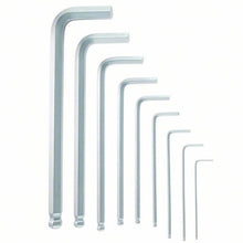 โหลดรูปภาพลงในโปรแกรมดูแกลเลอรี BOSCH ประแจหกเหลี่ยม L-type 9 ชิ้น 1600A01TH5 BOSCH