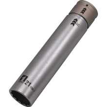 Load image into gallery viewer, MUSTTOOL QC socket single 21mm SUPER TOOL long 12-sided IM-4W21SL-12K 19815 MUSTTOOL