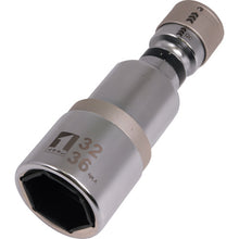 โหลดรูปภาพลงในโปรแกรมดูแกลเลอรี MUSTTOOL ซ็อกเก็ต QC ซ็อกเก็ตคู่ 32/36 ออสซิลเลชั่นหกเหลี่ยม IM-4W3236IUN-6K 19857 MUSTTOOL