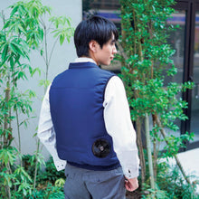 โหลดรูปภาพลงในโปรแกรมดูแกลเลอรี Okacho เครื่องปรับอากาศ Best Set 20201 Navy LL พัดลมไร้แปรงถ่านและแบตเตอรี่มือถือ 20201N-LL-0930 okacho