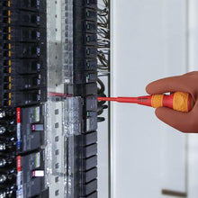 Load image into gallery viewer, VESSEL Ball Grip Insulated Screwdriver Set of 2 +2/-6 x 100mm 1 each 202PS-1 202PS-1 VESSEL
