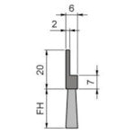 Tải hình ảnh vào trình xem thư viện, BURRTEC Bar Cut HSSS Loại BF6-HSSS 5M PP0.2 Black 21160605 BURRTEC