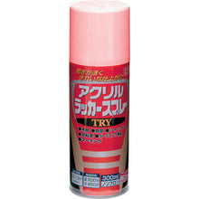 画像をギャラリービューアに読み込む, ニッぺ アクリルラッカースプレーTRY 300ml ピンク 222T006−300 222T006-300 NIPPE
