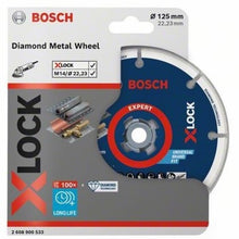 โหลดรูปภาพลงในโปรแกรมดูแกลเลอรี BOSCH X-LOCK ล้อโลหะเพชร 125 2608900533 BOSCH