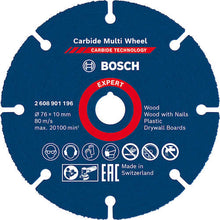 画像をギャラリービューアに読み込む, ボッシュ カーバイドマルチホイール76mm 2608901196 BOSCH