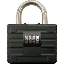 画像をギャラリービューアに読み込む, 緑十字 キーストックBIG キーストック−1 155×120×50mm ダイヤル錠 単管パイプ対応 302101 GREEN CROSS