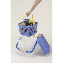 Tải hình ảnh vào trình xem thư viện, Xô đựng hóa chất thông minh Inomata 17L Xanh trong 3216-CBLU inomata