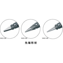 画像をギャラリービューアに読み込む, KNIPEX ESD精密用プライヤー 平 135mm 3412-130ESD KNIPEX