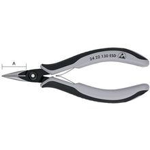 画像をギャラリービューアに読み込む, KNIPEX ESD精密用プライヤー 平 135mm 3412-130ESD KNIPEX
