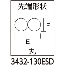 โหลดรูปภาพลงในโปรแกรมดูแกลเลอรี KNIPEX คีมความแม่นยํา ESD รอบ 135 มม. 3432-130ESD KNIPEX