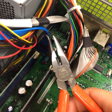 โหลดรูปภาพลงในโปรแกรมดูแกลเลอรี FUJIYA คีมปากแหลมแนวนอน 150 มม. 1035015040089 FUJIYA