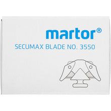 โหลดรูปภาพลงในโปรแกรมดูแกลเลอรี martor ใบมีดสํารอง 10 ใบ SECUMAX BLADE 3550 3550 martor