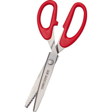 โหลดรูปภาพลงในโปรแกรมดูแกลเลอรี clover กรรไกรปิกงานอดิเรกใบมีดหยัก 5 มม. 22 ซม. 36-633 โคลเวอร์