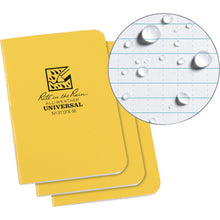 Tải hình ảnh vào trình xem thư viện, RITR 3 1/4X4 5/8 Mini Staple Máy tính xách tay (Bộ 3) Universal Yellow 371FX-M RITR