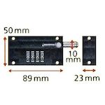Tải hình ảnh vào trình xem thư viện, Chốt quay số Burg Waechter RS110CSB 39400 BURG WAECHTER