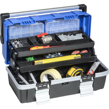 โหลดรูปภาพลงในโปรแกรมดูแกลเลอรี allit Toolbox McPlus ProAlu 475X255X215mm พร้อมเคสอะไหล่ 2 ชิ้น 457031 allit