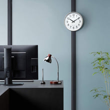 Tải hình ảnh vào trình xem thư viện, RHYTHM Rhythm Radio Wall Clock Silver φ320×51 4MYA24SR19 RHYTHM