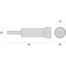 โหลดรูปภาพลงในโปรแกรมดูแกลเลอรี FUJIYA ซ็อกเก็ต/ช่องเสียบ กึ่งยาว (ทองดํา) 42244119000009 FUJIYA