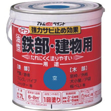 画像をギャラリービューアに読み込む, アトムペイント 油性鉄部・木部用 ライフ 0.7L 空