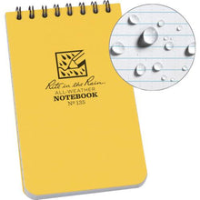 โหลดรูปภาพลงในโปรแกรมดูแกลเลอรี RITR สมุดโน้ตเกลียว Top 3X5 สีเหลือง