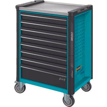 Load image into gallery viewer, HAZET tool wagon 8 steps stainless steel top