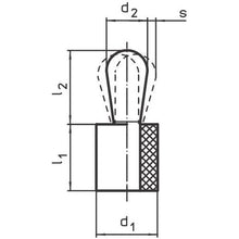 画像をギャラリービューアに読み込む, HALDER プレッシャー・ピン プラスティック製のばね 6×7L