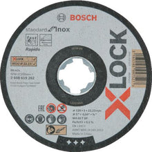 画像をギャラリービューアに読み込む, ボッシュ X-LOCK切断砥石125x1.0ステンST/10