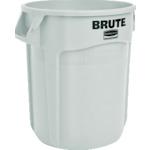 โหลดรูปภาพลงในโปรแกรมดูแกลเลอรี Rubbermaid คอนเทนเนอร์บรูททรงกลมมีสลิท 75.7 ลิตร สีขาว