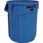 โหลดรูปภาพลงในโปรแกรมดูแกลเลอรี Rubbermaid ภาชนะทรงกลมพร้อมสลิท 75.7L สีฟ้า