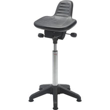 画像をギャラリービューアに読み込む, Global ALFA OCTOPUS 座面角度調整機能付き立ち作業イス 樹脂ベース 座高60~86cm