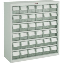 Load image into gallery viewer, TRUSCO van rack case M type transparent drawer small x 36 pieces transparent