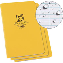 โหลดรูปภาพลงในโปรแกรมดูแกลเลอรี RITR สมุดเย็บเล่ม 4 5/8X7 (ชุด 3 เล่ม) สีเหลือง