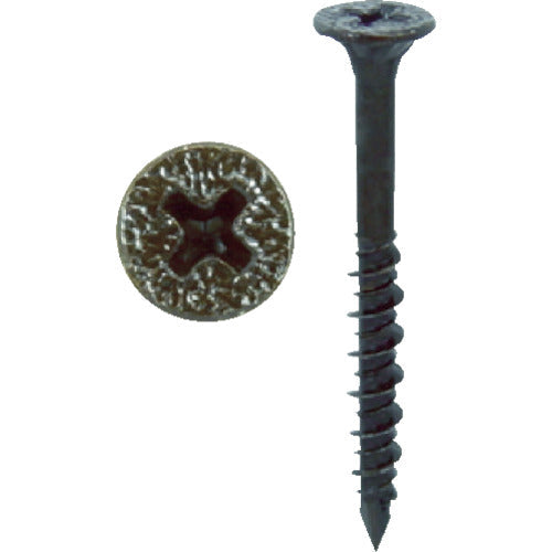OHSATO Black Zinc wood screw PR 3.8 x 35 (160 pieces) kitaljapanese