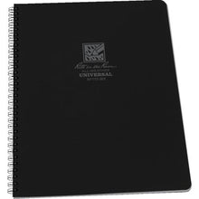 โหลดรูปภาพลงในโปรแกรมดูแกลเลอรี RITR สมุดสันเกลียว 8 1/2X11 Universal สีดำ