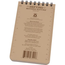 โหลดรูปภาพลงในโปรแกรมดูแกลเลอรี RITR 3X5 Top Spiral Notebook Universal Tan