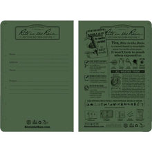 โหลดรูปภาพลงในโปรแกรมดูแกลเลอรี RITR สมุดเย็บเล่ม 4 5/8X7 (ชุด 3 เล่ม) สีเขียวสากล