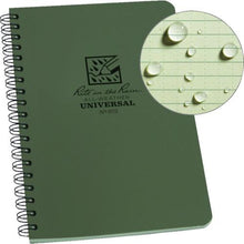 โหลดรูปภาพลงในโปรแกรมดูแกลเลอรี RITR สมุดสันเกลียว 4 5/8X7 สีเขียว