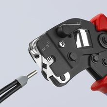 画像をギャラリービューアに読み込む, KNIPEX 9753-09 ワイヤーエンドスリーブ圧着ペンチ