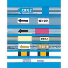 画像をギャラリービューアに読み込む, ユニット 配管識別テープ その他・赤(小) アルミ 50mm幅×2m