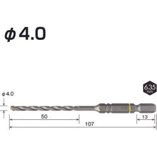 画像をギャラリービューアに読み込む, ベッセル クッションドリルコンクリート用ACD 4.0mm