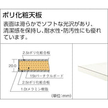 画像をギャラリービューアに読み込む, TRUSCO AE型作業台 1800X900XH740 2段引出付 W色