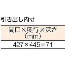 画像をギャラリービューアに読み込む, TRUSCO AEM型高さ調節作業台 900X600 2段引出付 W色