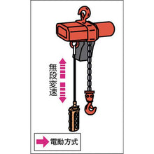 画像をギャラリービューアに読み込む, 象印 単相200V小型電気チェーンブロック)(無段速型)250KG・3M
