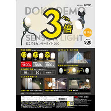 画像をギャラリービューアに読み込む, ライテックス どこでもセンサーライト300